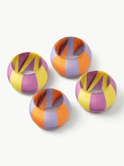 Anna + Nina Serviettenringe Violette, 4er-Set