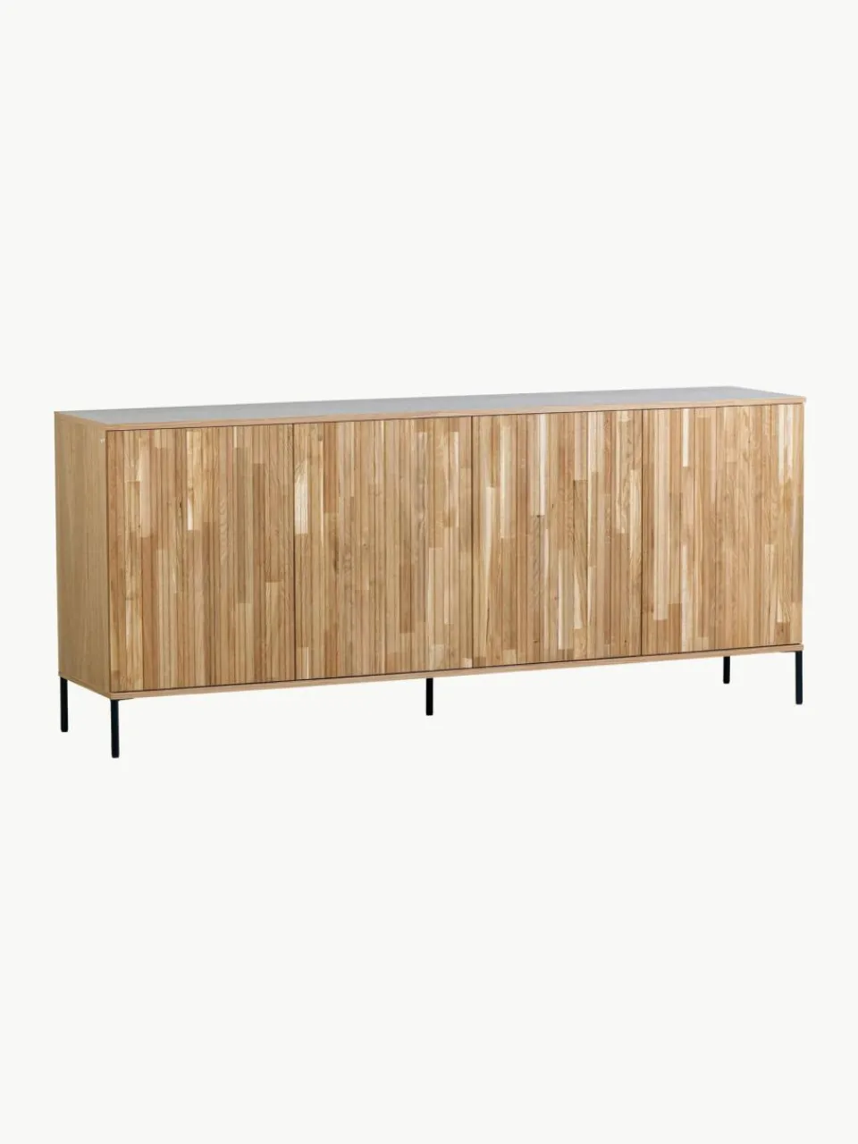 Westwing Sideboard Avourio aus mit geriffelter Front