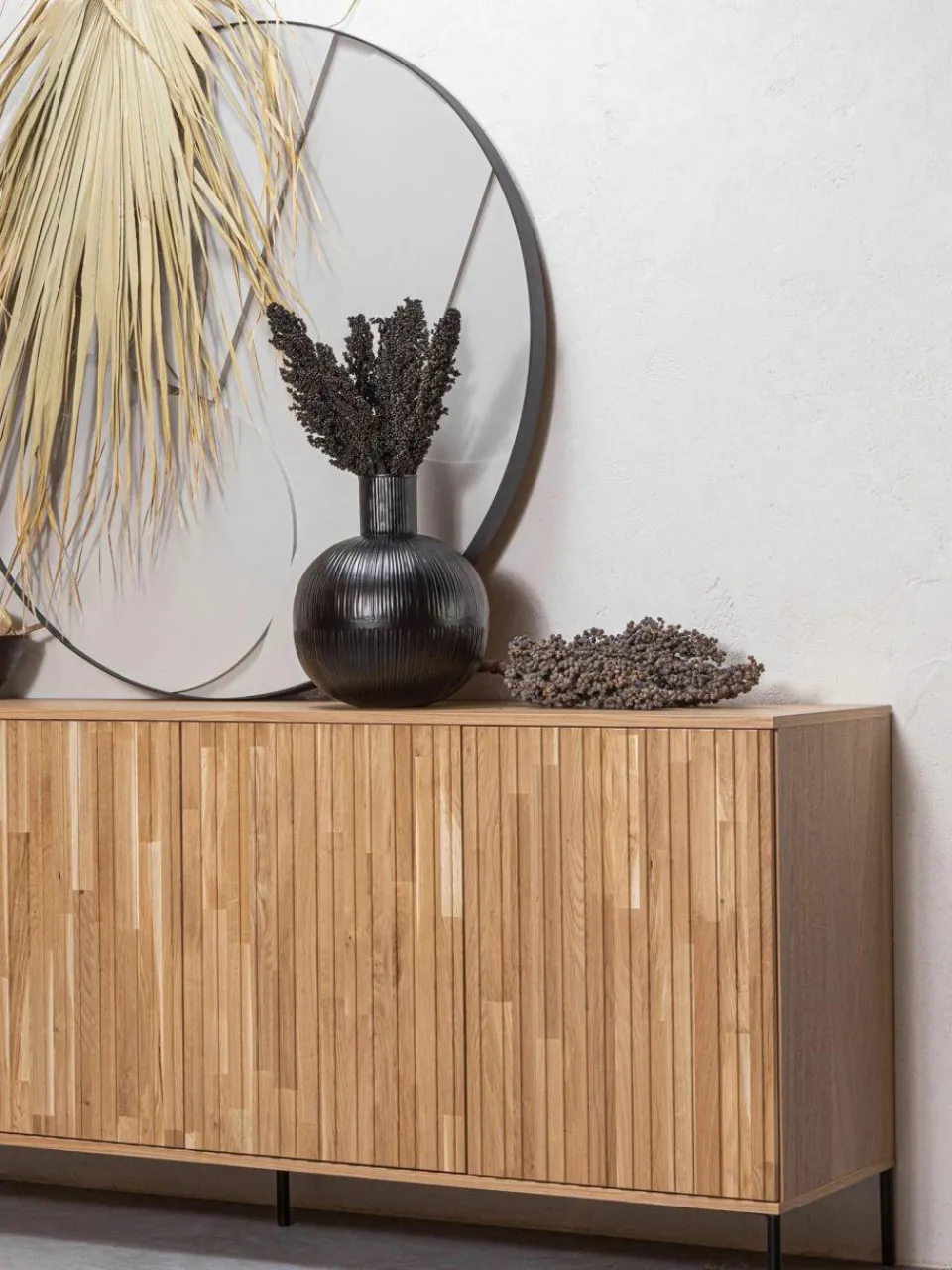 Westwing Sideboard Avourio aus mit geriffelter Front