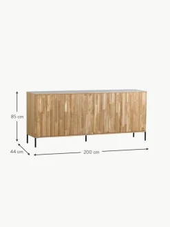 Westwing Sideboard Avourio aus mit geriffelter Front