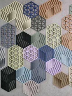 Zone Denmark Silikon-Untersetzer Triangles
