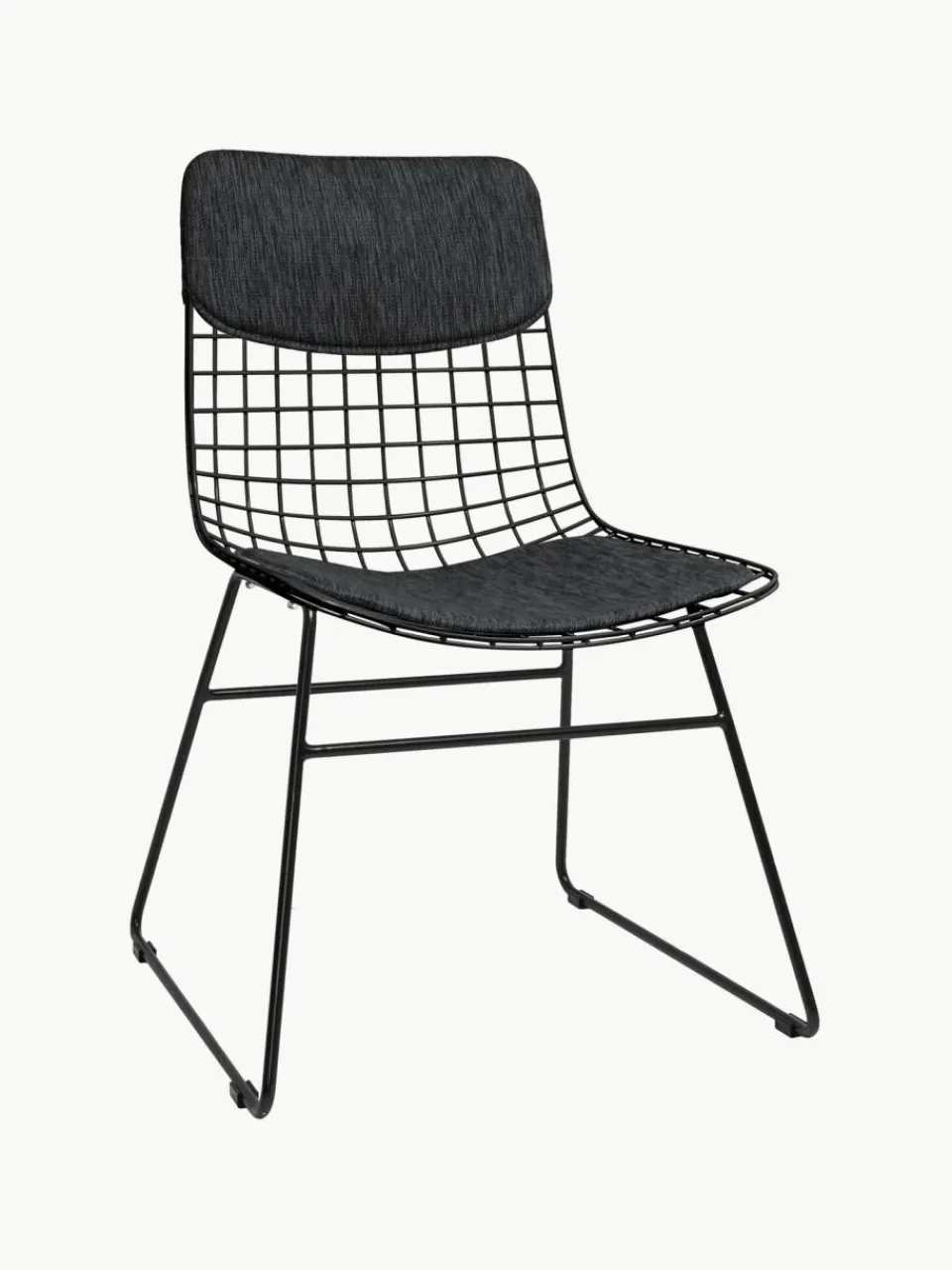 HKLIVING Sitzauflagen für Metall-Stuhl Wire, 2er-Set