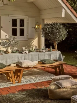 Westwing Collection Sitzbank Lawas aus Teakholz