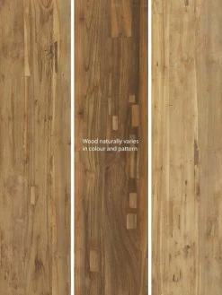 Westwing Collection Sitzbank Lawas aus Teakholz