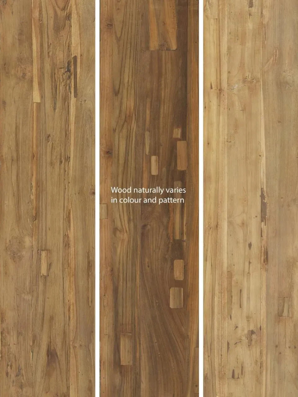 Westwing Collection Sitzbank Lawas aus Teakholz