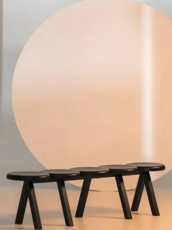Driade Sitzbank Millepiedi aus Eichenholz