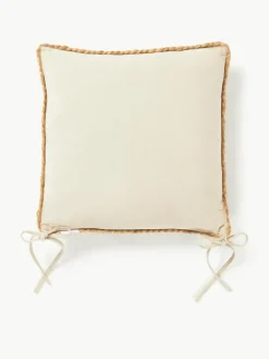 Westwing Collection Sitzkissen Bono aus Jute, 2 Stück