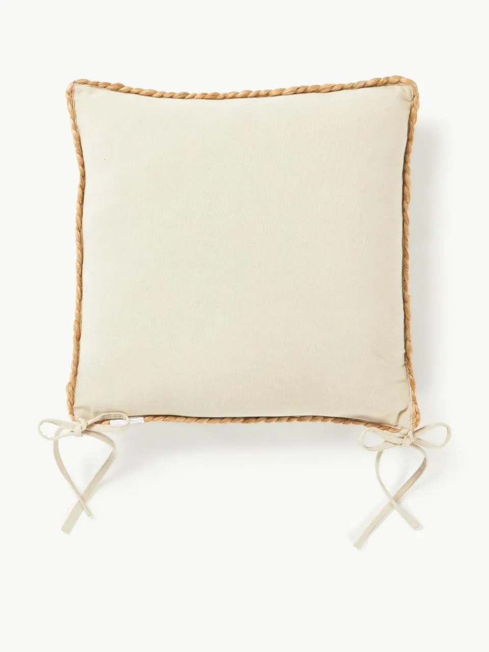 Westwing Collection Sitzkissen Bono aus Jute, 2 Stück