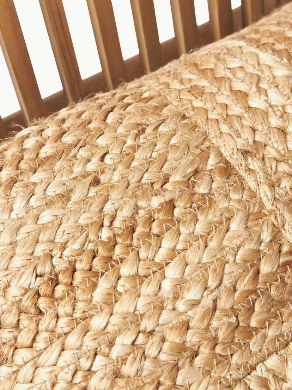 Westwing Collection Sitzkissen Bono aus Jute, 2 Stück
