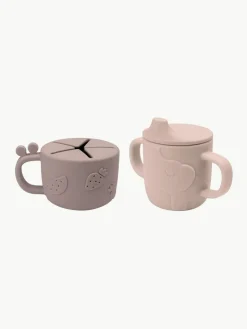 Kinder Done by Deer Snack- und Trinkbecher Peekaboo, 2er-Set