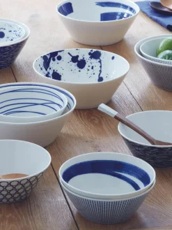 Royal Doulton Snackschälchen Pacific Blue aus Porzellan, 6er-Set