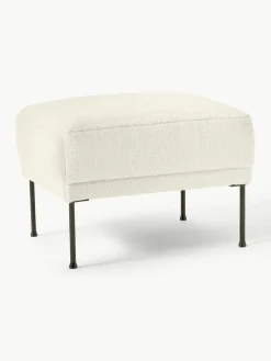 Westwing Collection Sofa-Hocker Fluente aus Teddystoff