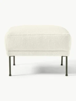 Westwing Collection Sofa-Hocker Fluente aus Teddystoff
