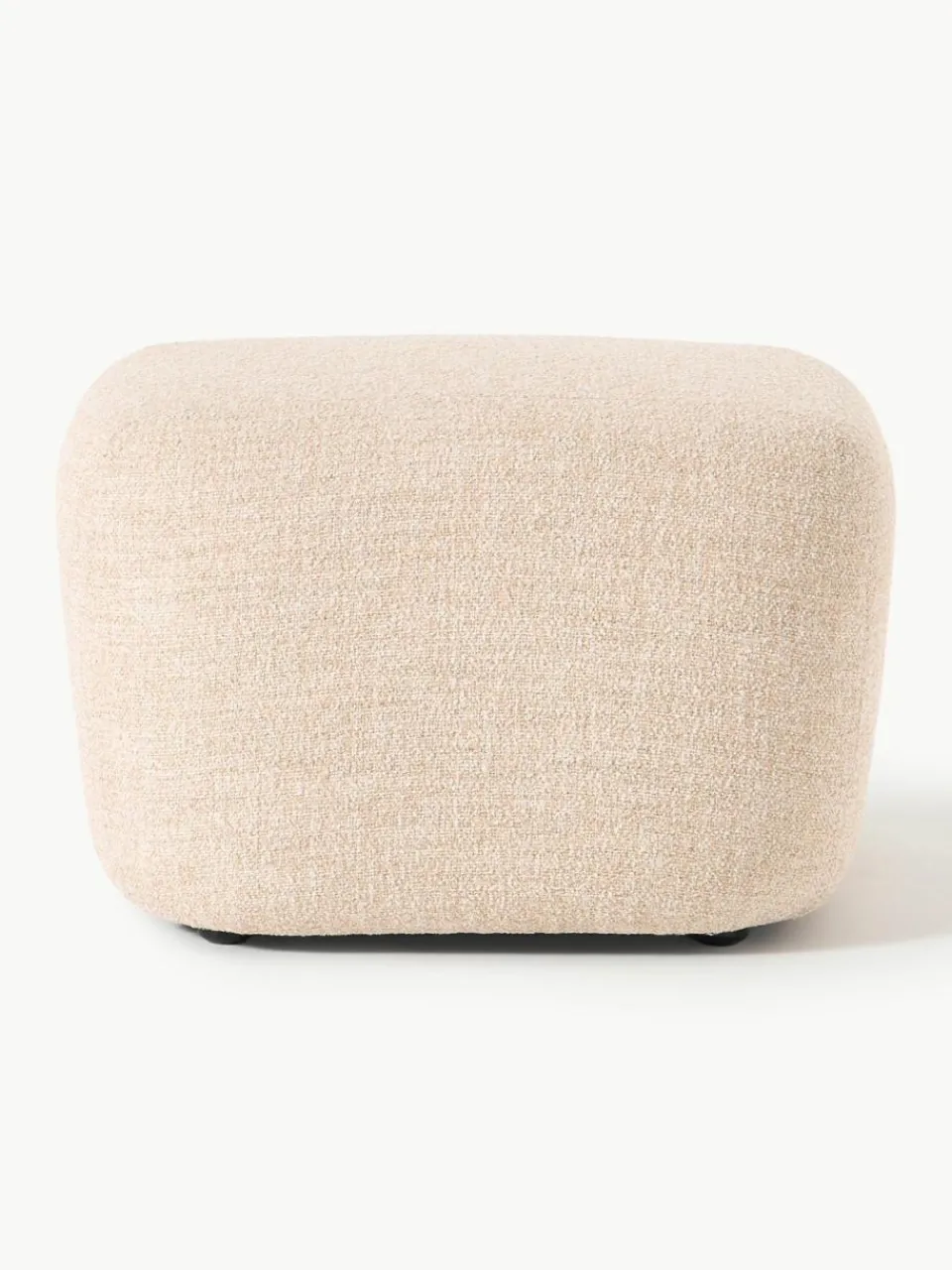 Westwing Collection Sofa-Hocker Wolke aus Bouclé