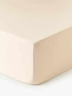 Westwing Collection Spannbettlaken Premium, Baumwollsatin