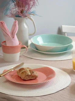 Royal Doulton Speiseteller 1815 Brights aus Porzellan, 4er-Set