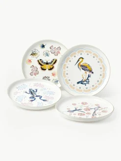 Westwing Collection Speiseteller Flamboyant, 4er-Set