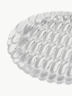 Kartell Speiseteller Jellies mit Strukturmuster, 4 Stück