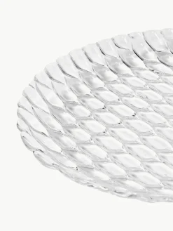 Kartell Speiseteller Jellies mit Strukturmuster, 4 Stück
