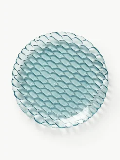 Kartell Speiseteller Jellies mit Strukturmuster, 4 Stück