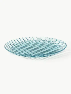 Kartell Speiseteller Jellies mit Strukturmuster, 4 Stück
