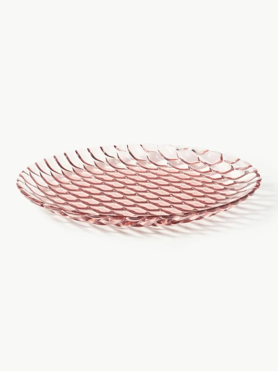 Kartell Speiseteller Jellies mit Strukturmuster, 4 Stück
