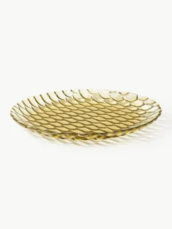 Kartell Speiseteller Jellies mit Strukturmuster, 4 Stück