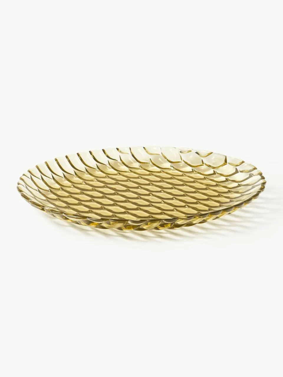 Kartell Speiseteller Jellies mit Strukturmuster, 4 Stück