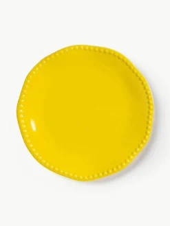 &k amsterdam Speiseteller Perle aus Fine Bone China, 2 Stück