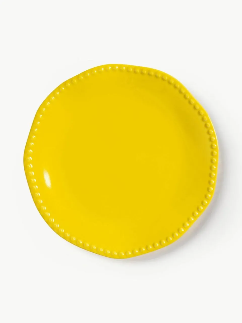 &k amsterdam Speiseteller Perle aus Fine Bone China, 2 Stück