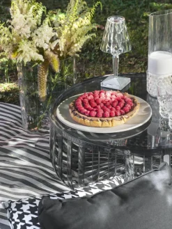 Kartell Speiseteller Trama aus Melamin, 4 Stück