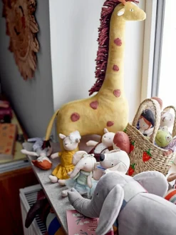Kinder Bloomingville mini Spielzeug Ibber in Giraffen-Form