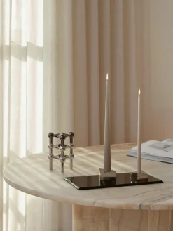 Stoff Nagel Stabkerzen Ester, 4 Stück