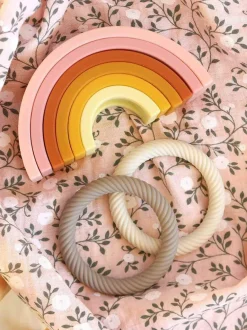Kinder A Little Lovely Company Stapelspielzeug Rainbow