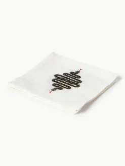 Jonathan Adler Stoffservietten Snake, 4 Stück