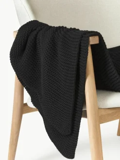 Westwing Collection Strickdecke Adalyn aus Bio-Baumwolle