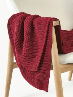 Westwing Collection Strickdecke Adalyn aus Bio-Baumwolle
