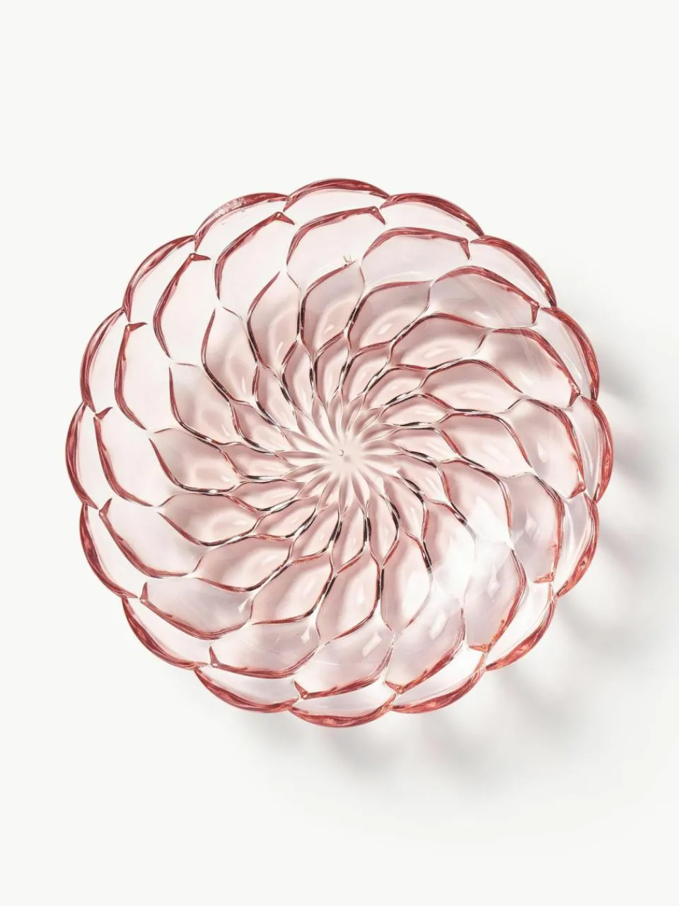 Kartell Suppenteller Jellies mit Strukturmuster, 4 Stück