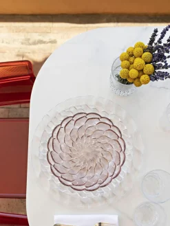 Kartell Suppenteller Jellies mit Strukturmuster, 4 Stück