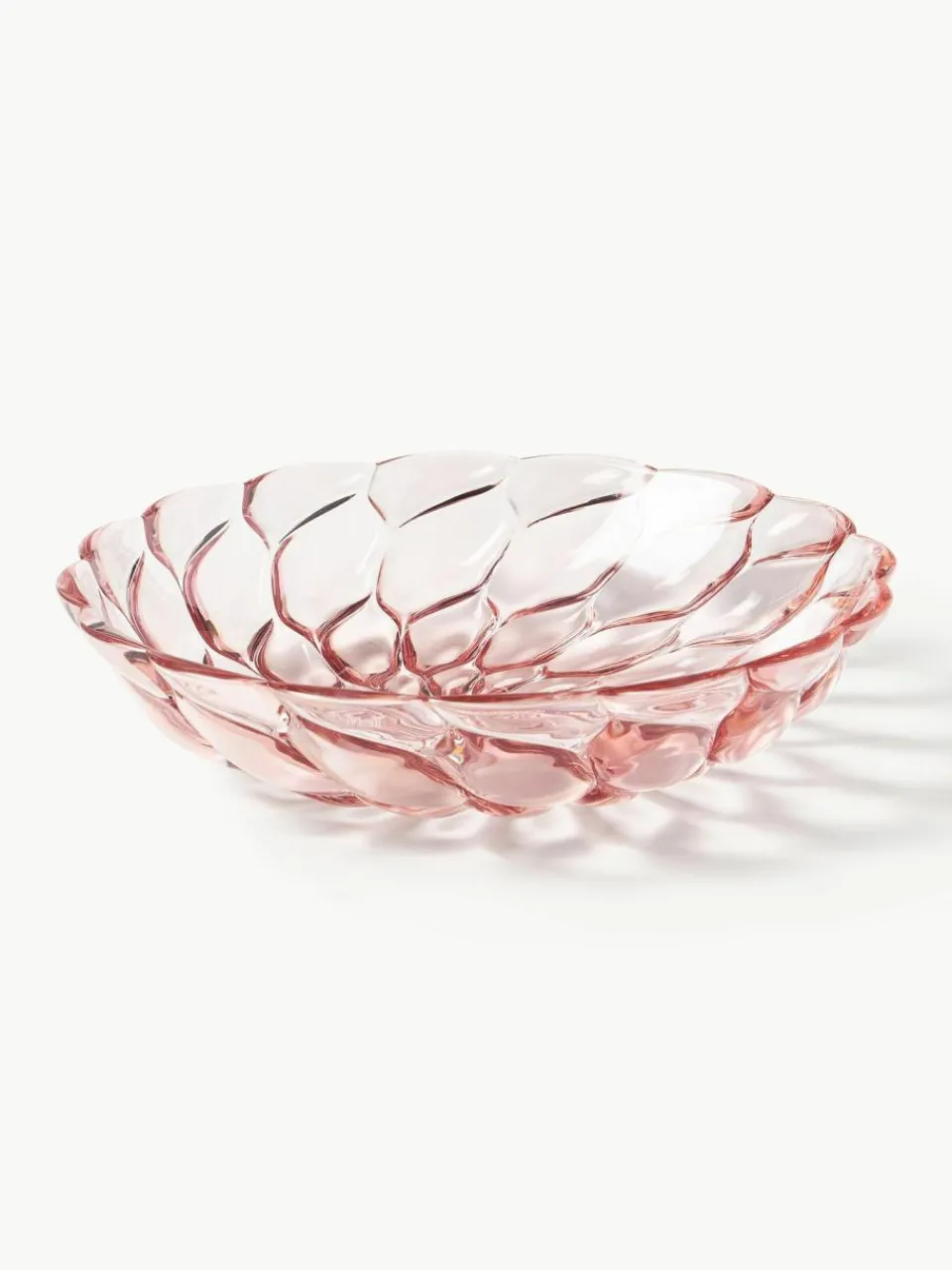 Kartell Suppenteller Jellies mit Strukturmuster, 4 Stück