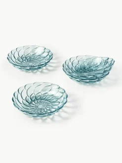Kartell Suppenteller Jellies mit Strukturmuster, 4 Stück