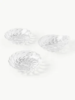 Kartell Suppenteller Jellies mit Strukturmuster, 4 Stück