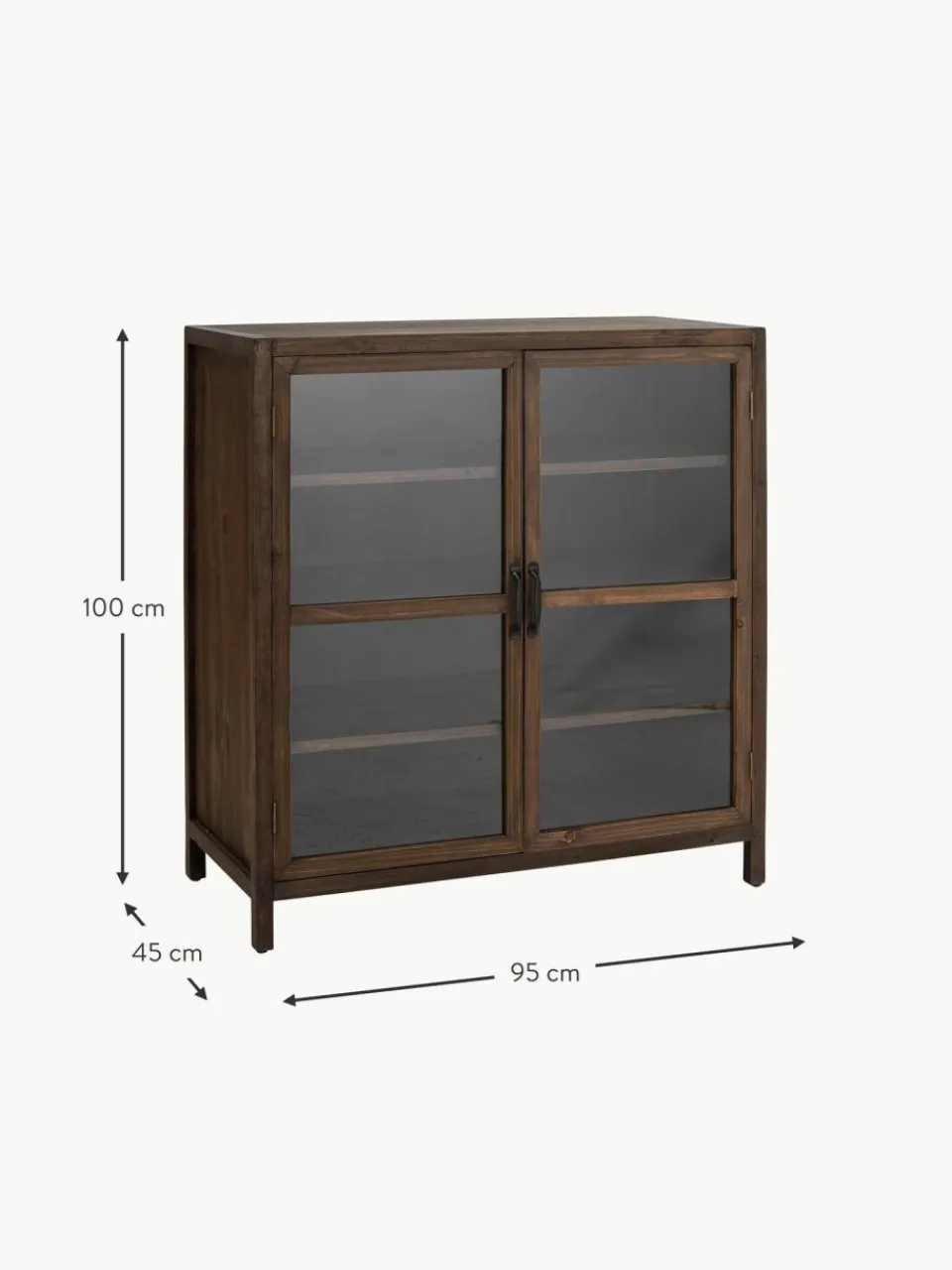 Bloomingville Tannenholz-Vitrine Marl