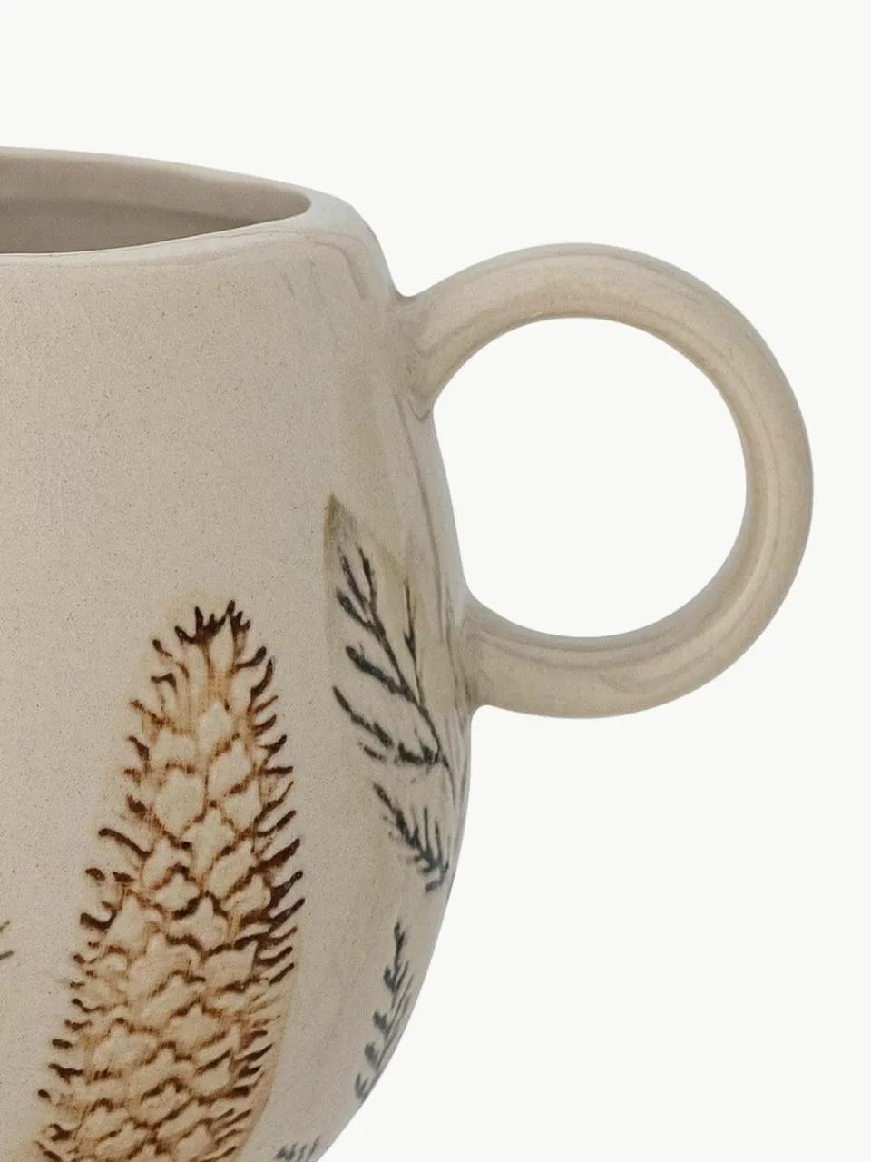 Bloomingville Tassen Hollie mit Gräser-Motiv, 2 Stück