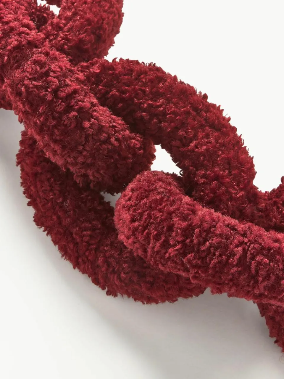 Westwing Collection Teddy-Kissen Chain Dotty