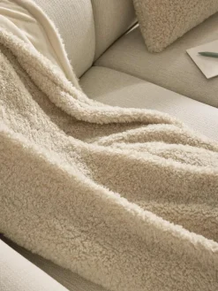 Westwing Collection Teddy-Kuscheldecke Dotty