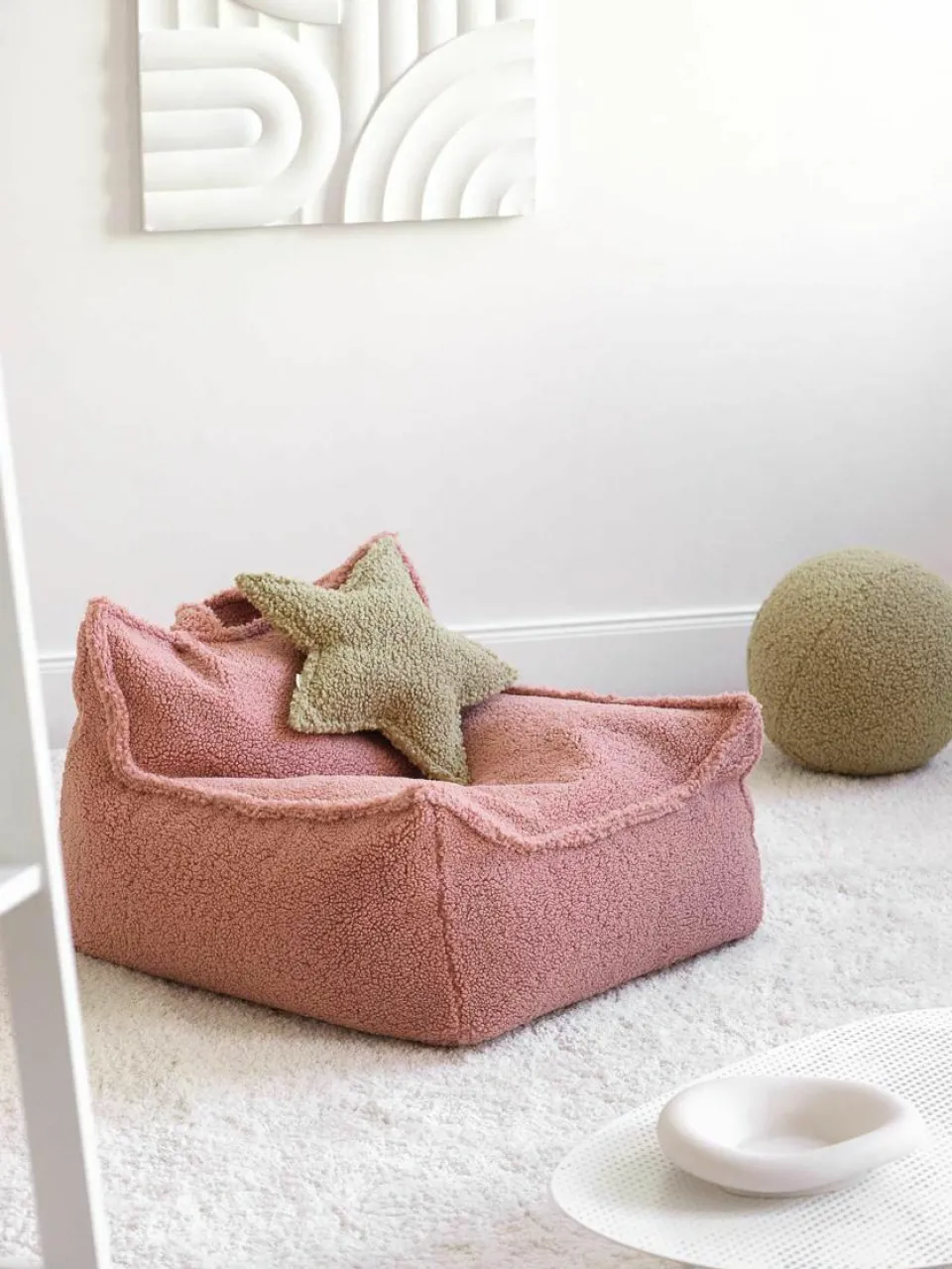 Kinder Wigiwama Teddy-Kuschelkissen Star