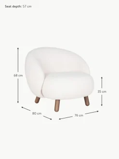 Westwing Teddy-Loungesessel Savona