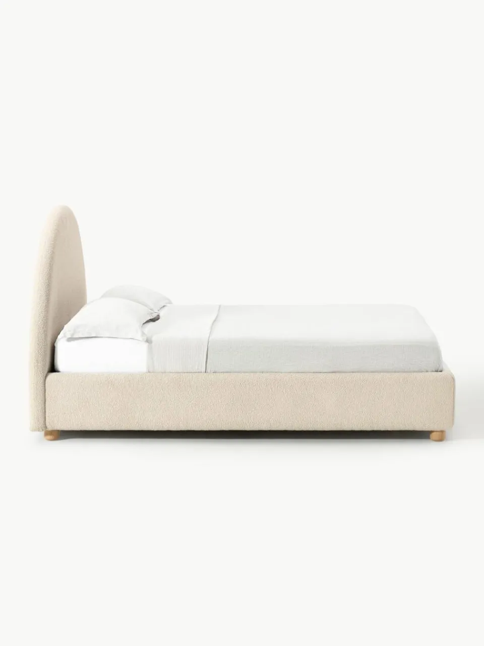 Westwing Collection Teddy-Polsterbett Ebba mit Stauraum