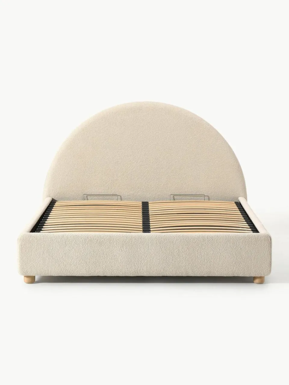 Westwing Collection Teddy-Polsterbett Ebba mit Stauraum